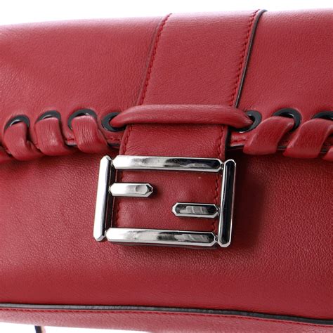 fendi baguette whipstitch|Fendi Whipstitch Leather Baguette .